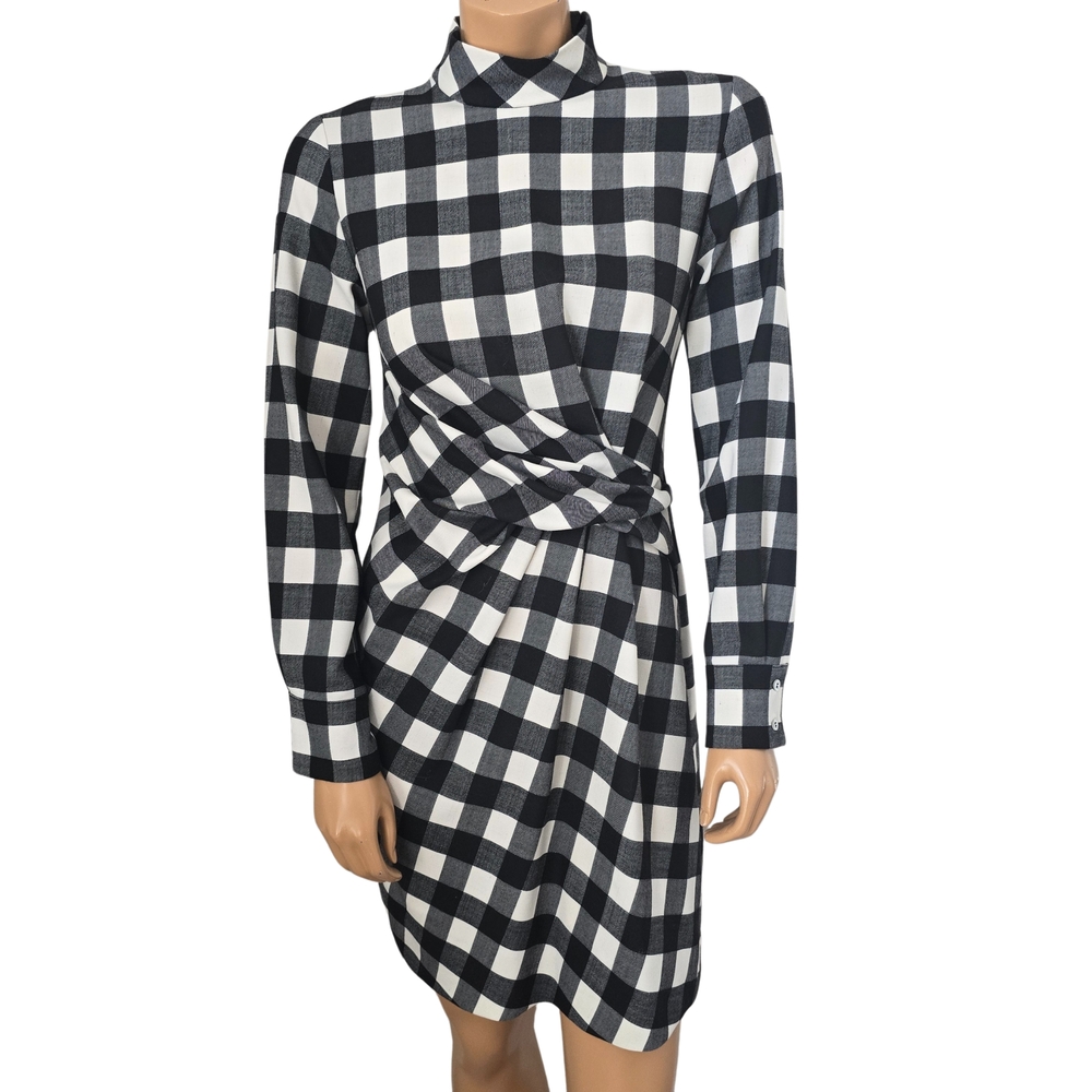 MSGM Buffalo Paid Checkered Dress